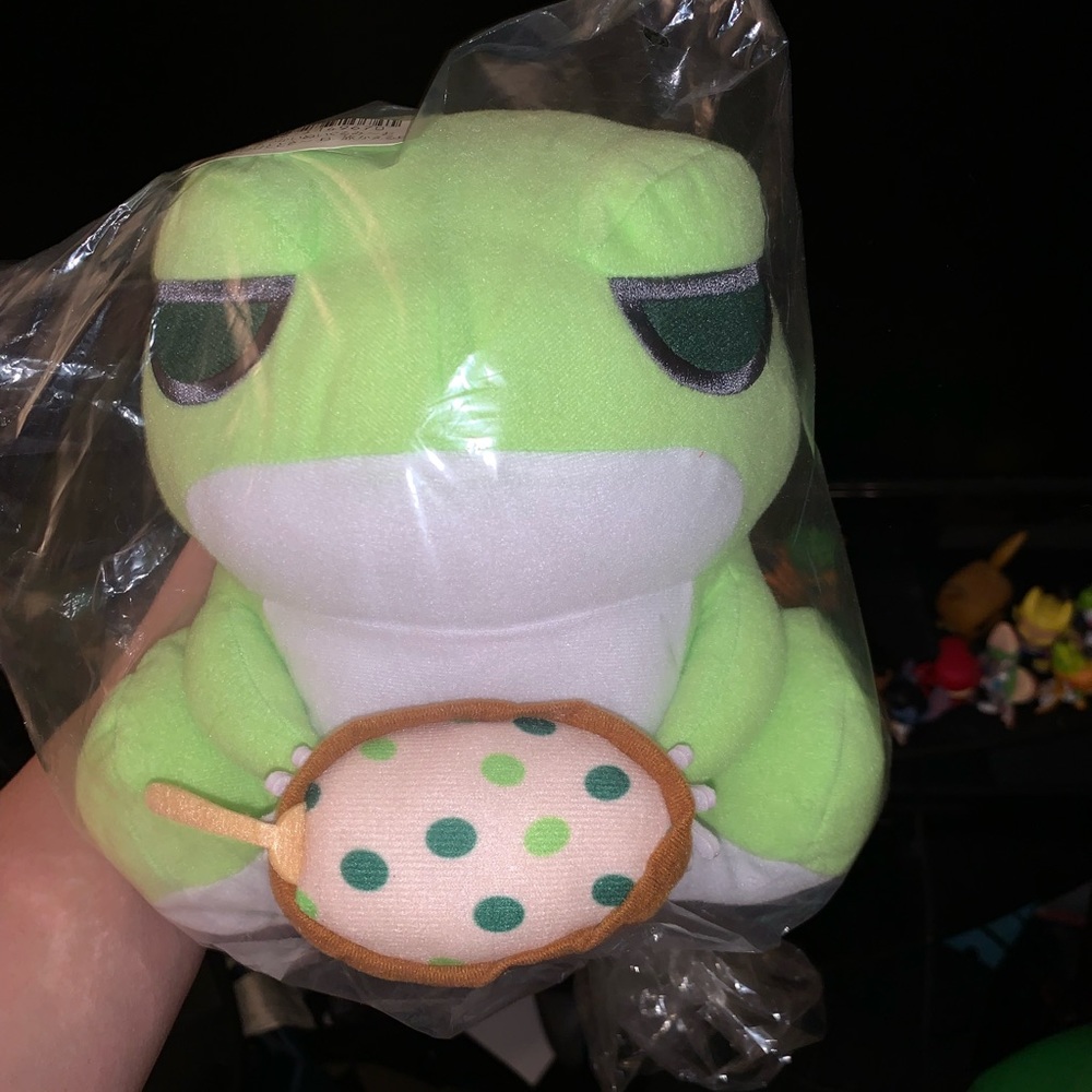 New Japan Exclusive Kawaii Tabi Kaeru Travel Frog Big Plush